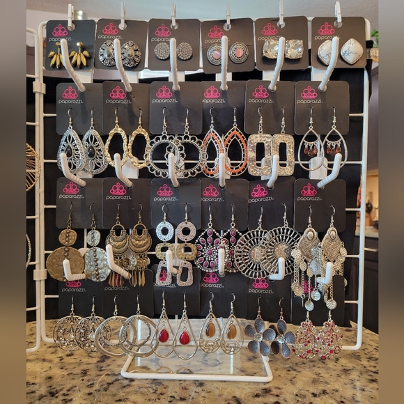 Hoop Drop Dangle Stud Boho Assorted Earrings Collection - Picture 3 of 3